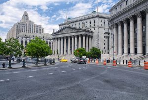 State and federal court buildings in New York City